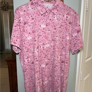 Disney Pink Graphic Women’s Polo Shirt